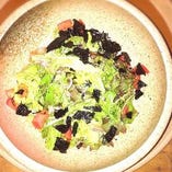 塩昆布と韓国海苔のチョレギサラダ