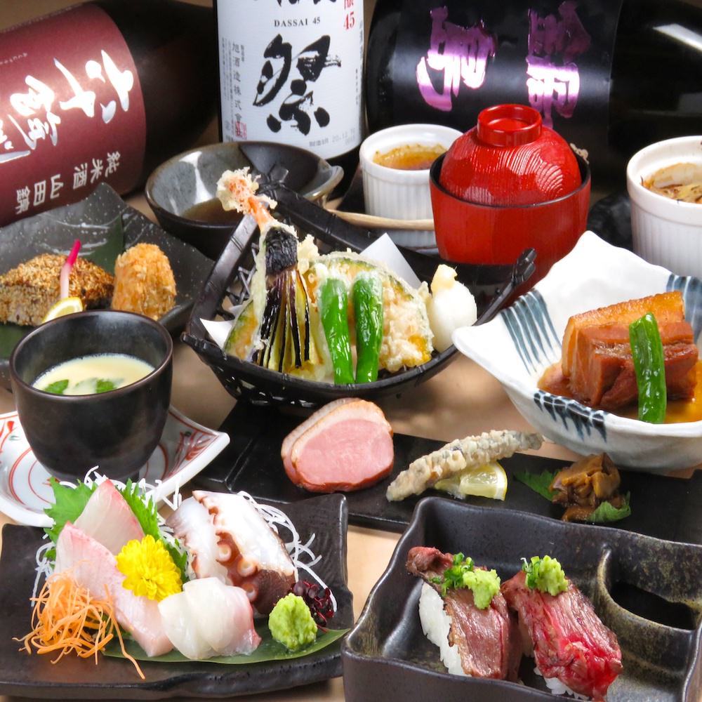 11時30分から営業中 鮮魚 豚 鰆を含む全９品 豪華 雅 御膳 3000円 税込 の詳細 全席個室 居酒屋 九州和食 八州 小倉店 小倉北区 居酒屋 ぐるなび