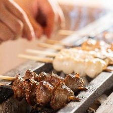 小たる地鶏と銘柄鶏のおまかせ焼き鶏コース