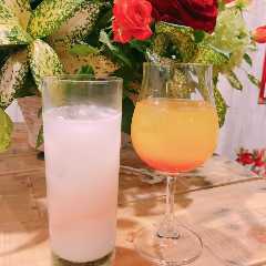 ビールからカクテルやソフドリまで種類豊富です。