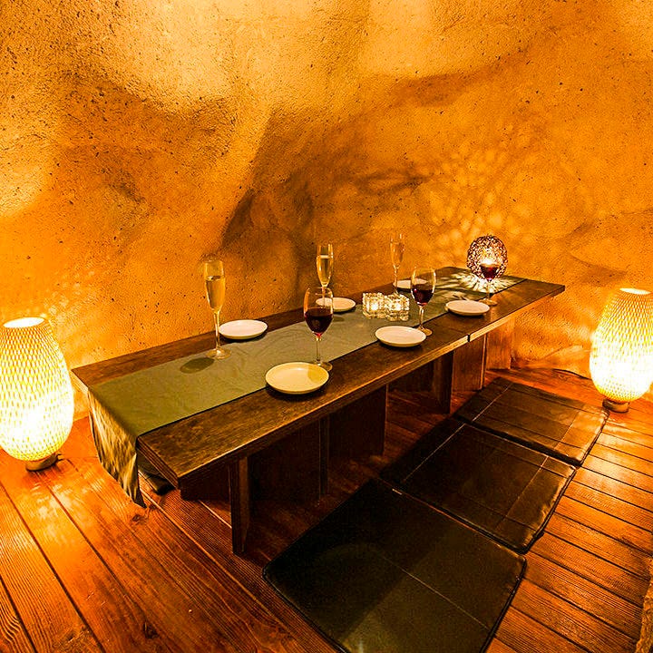 完全個室居酒屋 The Cave ザ ケイブ 新宿東口店 個室 貸切 席 ぐるなび