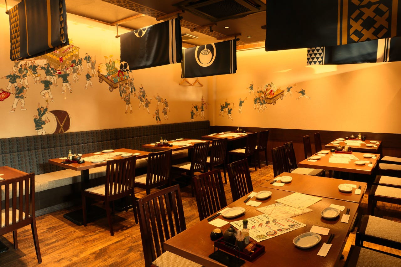 寿司 串かつ 飲み放題 てしごと家新浦安店 席：席 ぐるなび