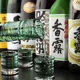 九州の焼酎＆日本酒も取り揃えております。