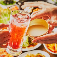 韓国酒だけでなく、ビールやハイボールなど各種ドリンクをご用意