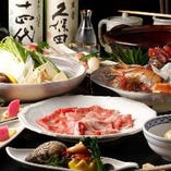 旬の味覚と鍋を堪能
桜鯛や鰆など旬魚をお召し上がり下さい