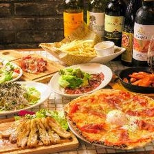 【贅沢！4500円コース】3H飲み放題★ビール,カクテル,ワインも飲める!ボリューム◎人気料理≪全7品≫