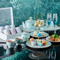 LAPIS BLEU TOKYO 有楽町店_【1日5組限定】青と白をテーマ全9種『アフタヌーンティー』2Hカフェフリー+ウェルカムドリンク付