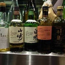 日本酒やカクテルなど120種類以上