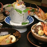 【お昼限定】特選昼会席～花～〈全10品〉五感に響くお料理を上質な空間で