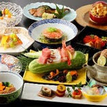 【今月のおすすめ】旬の白山会席コース〈全10品〉日本の四季を映す料理で特別な日を華やかに演出
