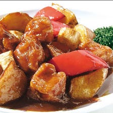 季節野菜たっぷり菜香&ldquo;春&rdquo;の黒酢すぶた