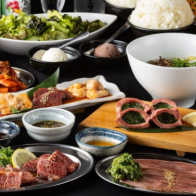 焼肉 のぶ福 天神本店_【料理のみ】名物ネギ包みタン&特製冷麺を堪能!のぶ福カルビ・ロースなど『のぶ福定番コース』