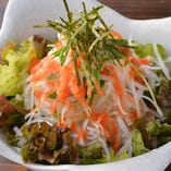 大根と水菜の明太サラダ