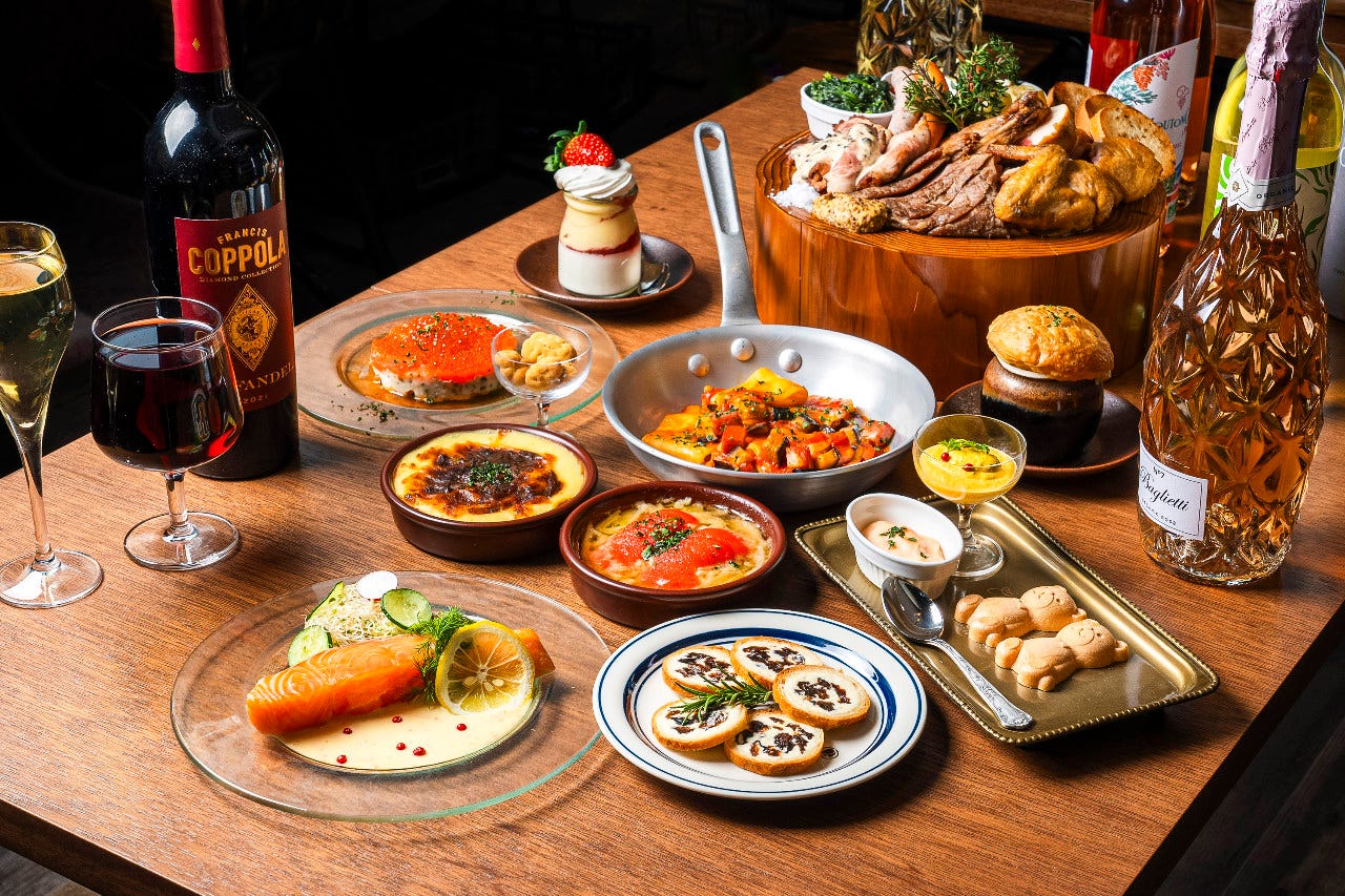 Italianbar THE ATTACHMENT渋谷店 のカジュアルコースの料理例