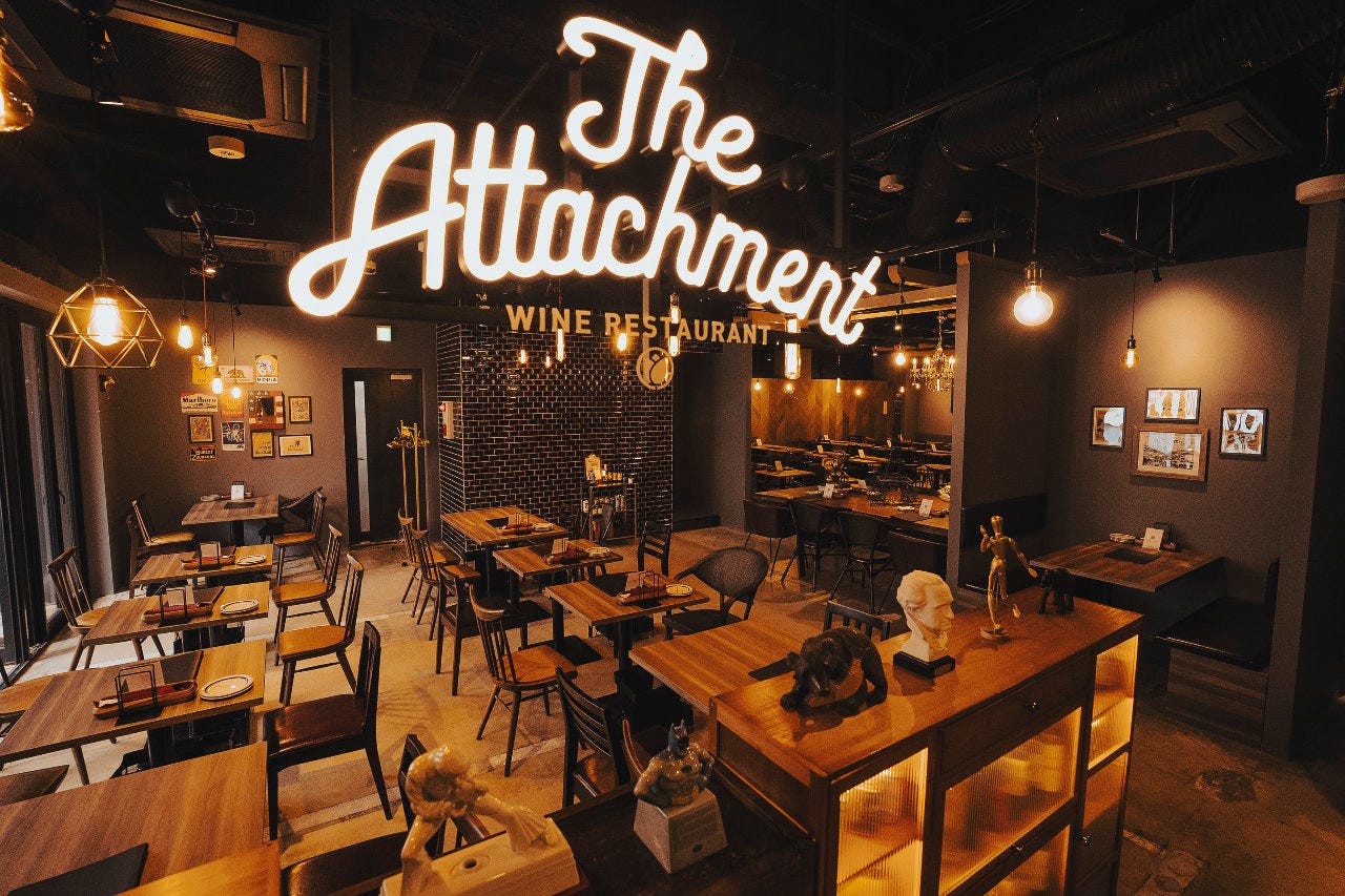 Italianbar THE ATTACHMENT渋谷店 の店内の様子