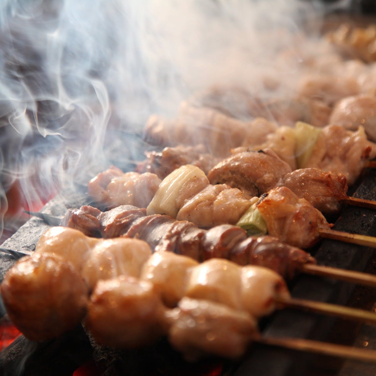 こだわりの大山どりで絶品焼き鳥