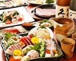 日本海から毎日届く新鮮な魚介で宴会！
≪飲み放題コースあり≫
