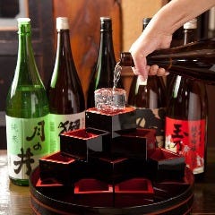 日本酒・焼酎・生ビールを美味しい料理と楽しんで。