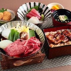 ミニ重と神戸ビーフすき焼き膳