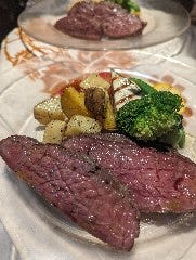 熊本県産あか牛肉の網焼き