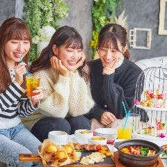 個室だから、ガールズトーク全開ではしゃげる！