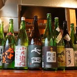 日本酒は420円（税抜）均一でご提供！様々な地酒を堪能ください