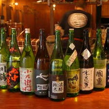 各県の銘柄を集めた日本酒420円均一