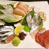瀬戸内海で採れた新鮮魚介類