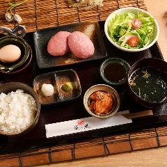 炎風ハンバーグ定食