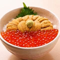 函館うに むらかみ 日本生命札幌ビル店_&ldquo;一番人気のうにとイクラの二色丼&rdquo;