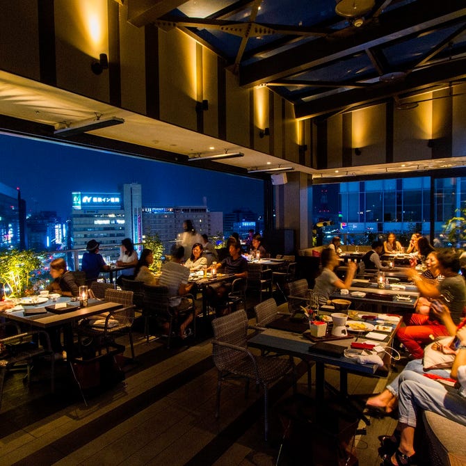 Es Rooftop Garden Bagus Nakasu エスルーフトップガーデンバグースナカス 中洲 カラオケ カラオケボックス ぐるなび