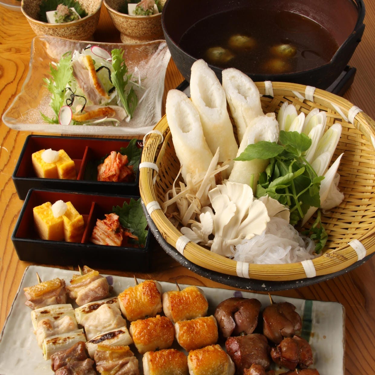 3時間飲み放題 きりたんぽ鍋コース 全7品 税込3800円 完全個室確約 居酒屋 秋田の蔵 秋田駅前喫煙可能店