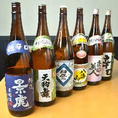 神楽坂 久露葉亭_店長おすすめ日本酒6種も楽しめる！
飲み放題メニュー（2時間）