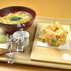 神楽坂 久露葉亭_かき揚げうどん