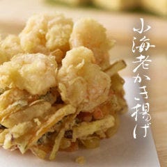 神楽坂 久露葉亭_小海老のかき揚げ