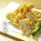 地鶏の天ぷら