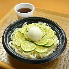 神楽坂 久露葉亭_話題のおすすめ【すだちうどん】