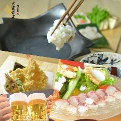 神楽坂 久露葉亭_【飲み放題2h■瀬戸内海産直はしりの鱧しゃぶコース】神楽坂隠れ家個室で夏の旬味鱧を一足早く味わう宴会