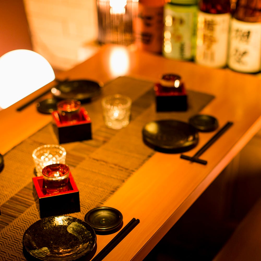 創作和食に合わせて楽しくお酒！福島の和モダン空間でご宴会◎