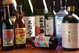 広島の地酒、地ビールも取り揃えています