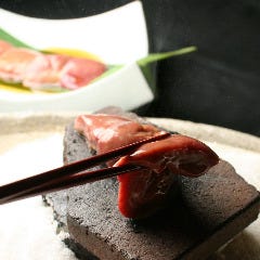 高庵 ＴＯＫＹＯ_究極のレバしゃぶ白（溶岩の焼きしゃぶ：白レバー使用）