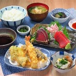 刺身・天ぷら定食