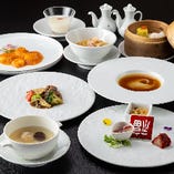 【満足ランチコース～禄～】海鮮とお肉のメイン料理２品など全７品　4,400円(税込)