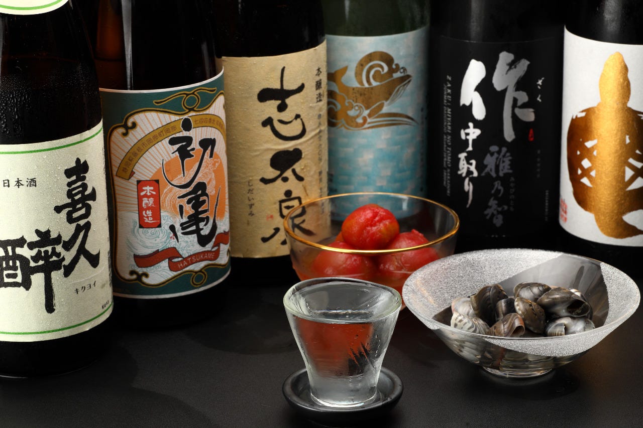 県内外の日本酒全１５種以上♪月毎変わるので、飽きません！