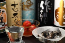 豊富な日本酒！１５種以上