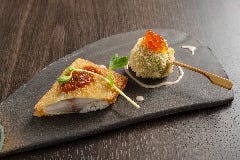 名物　レアアジフライ 空豆チーズ揚げ