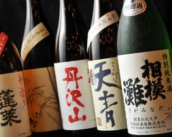 神奈川のお酒もたくさんありますよ。
