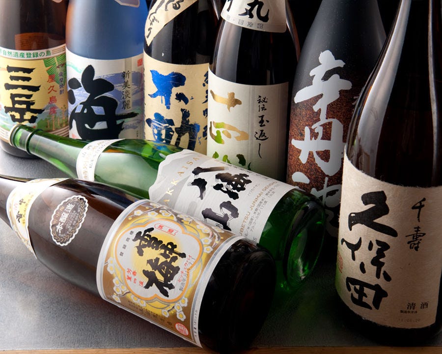 日本酒・焼酎は季節に合わせて
その時々で良いものをご用意。