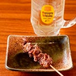 喉ごし爽快なハイボールと焼き鶏は相性抜群