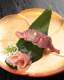 国産牛 ランプ炙り寿司